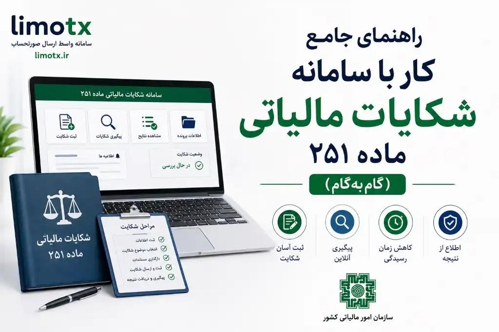 راهنمای جامع کار با سامانه شکایات مالیاتی ماده ۲۵۱ (گام‌به‌گام) - عکس
