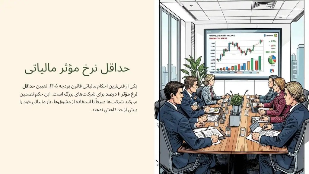سقف معافیت‌ها و نرخ مؤثر مالیاتی در بودجه ۱۴۰۵؛ راهنمای جامع برای مودیان لیموتکس - عکس